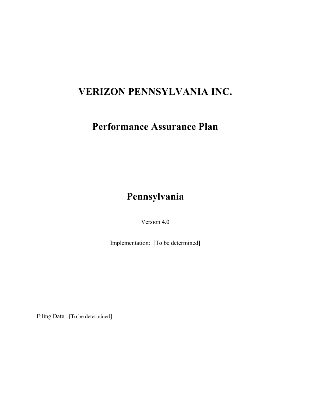 Verizon Pennsylvania Inc