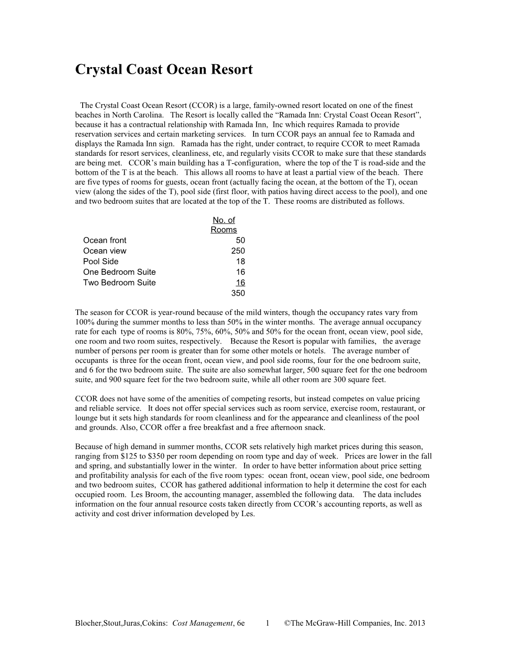 Implementation of Activity Based Costing for Sunny View Dairy Farm