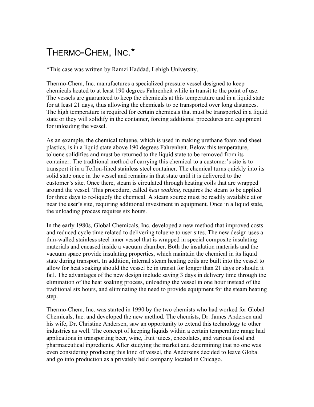 Thermo-Chem, Inc