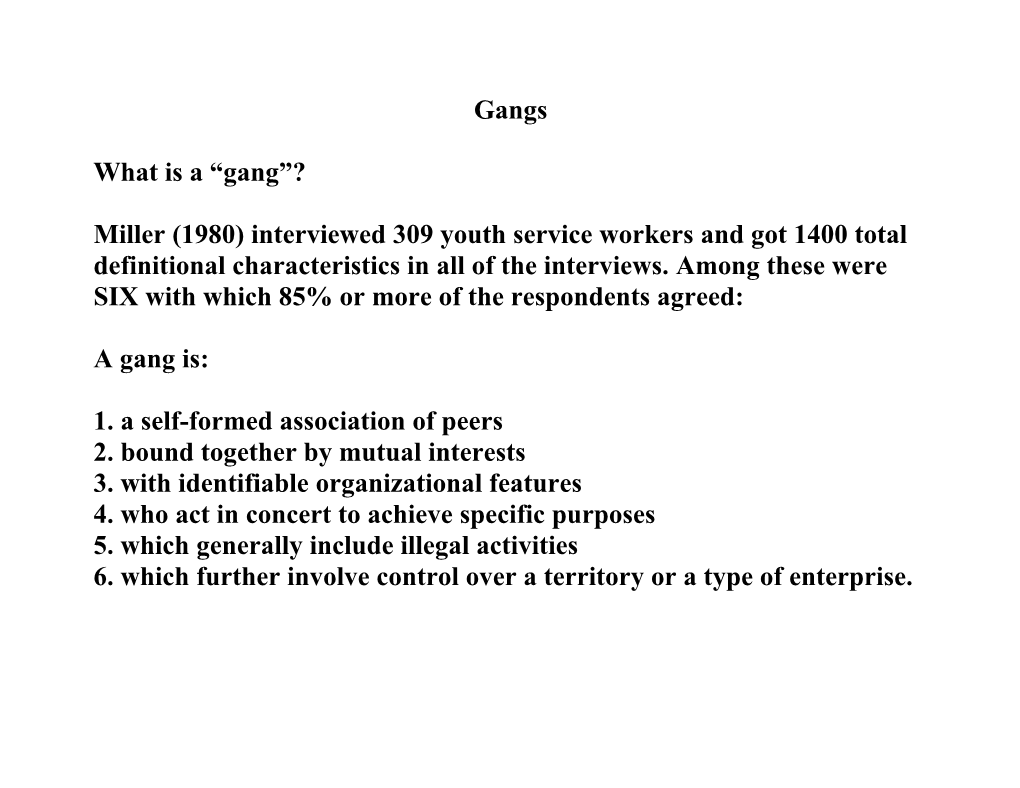 1. a Self-Formed Association of Peers