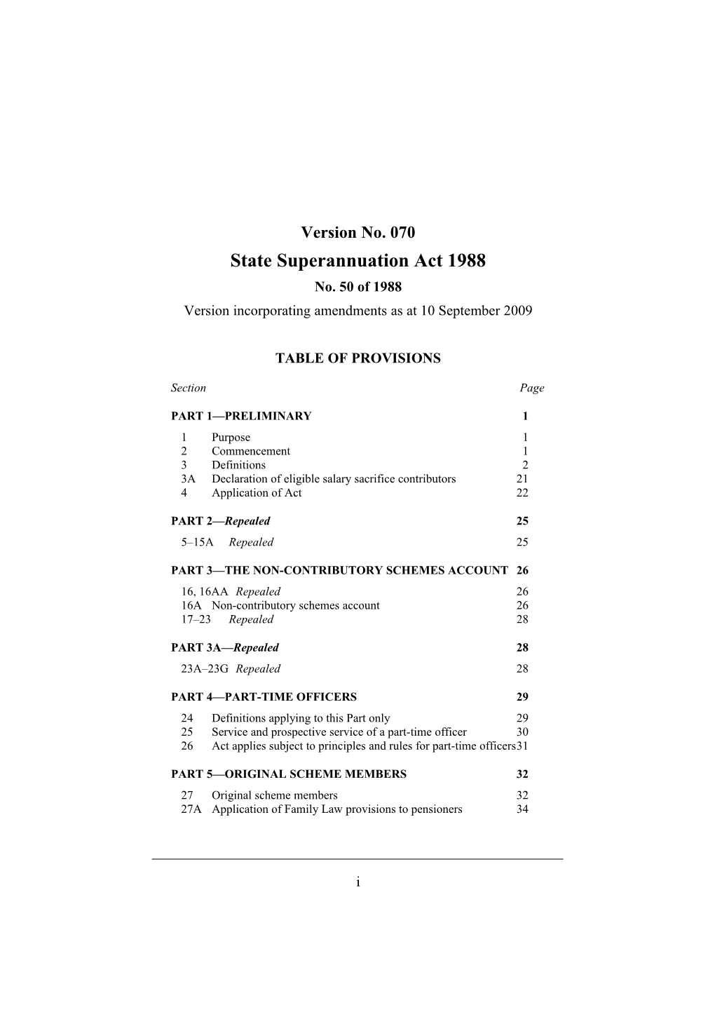 State Superannuation Act 1988