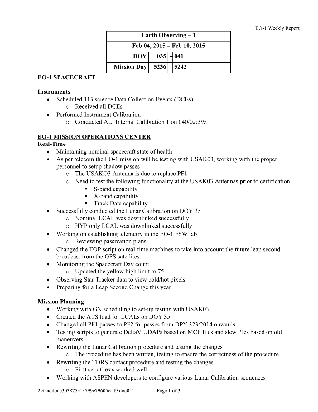 EO-1 Weekly Report s3