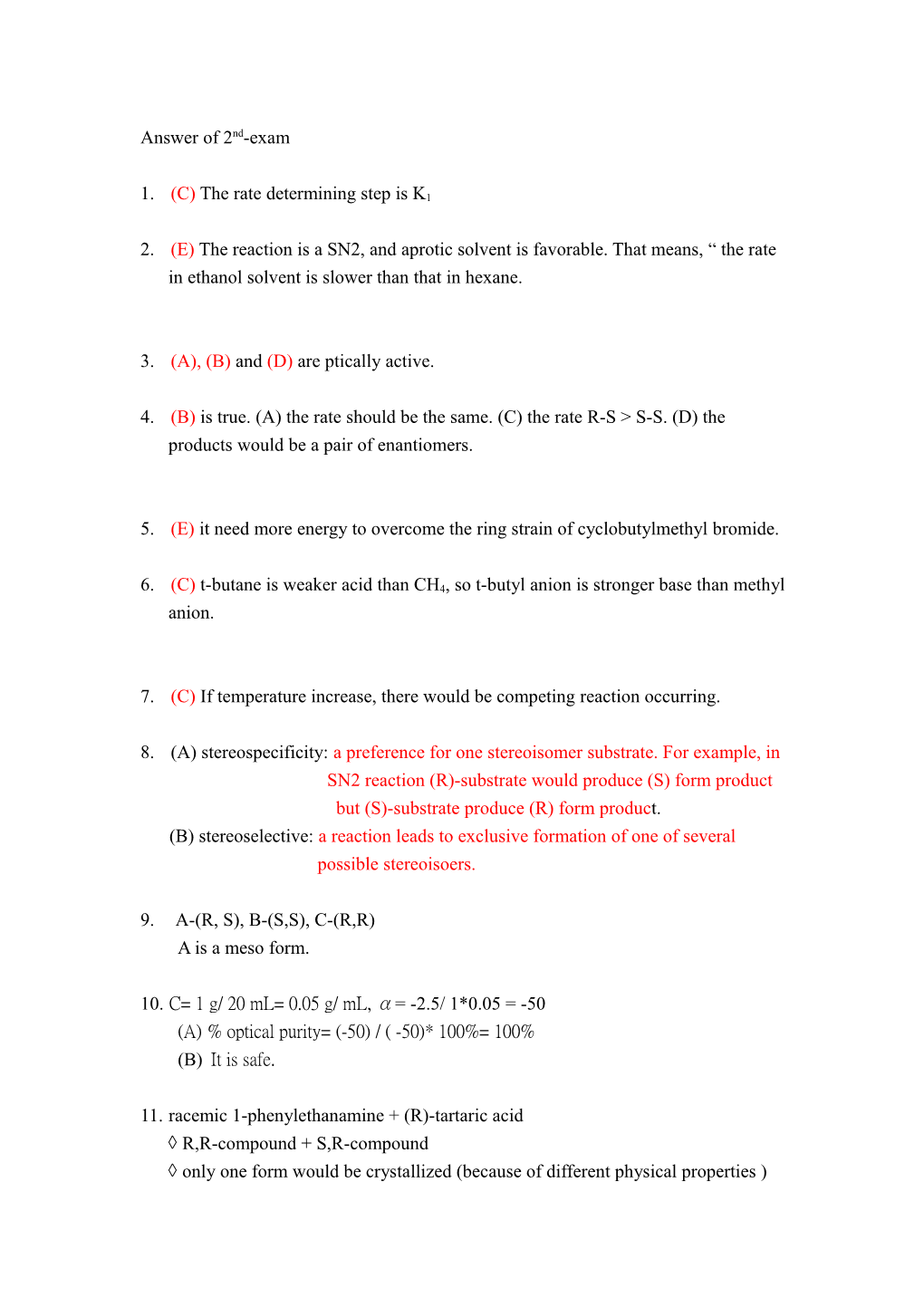 Answer of 2Nd-Exam