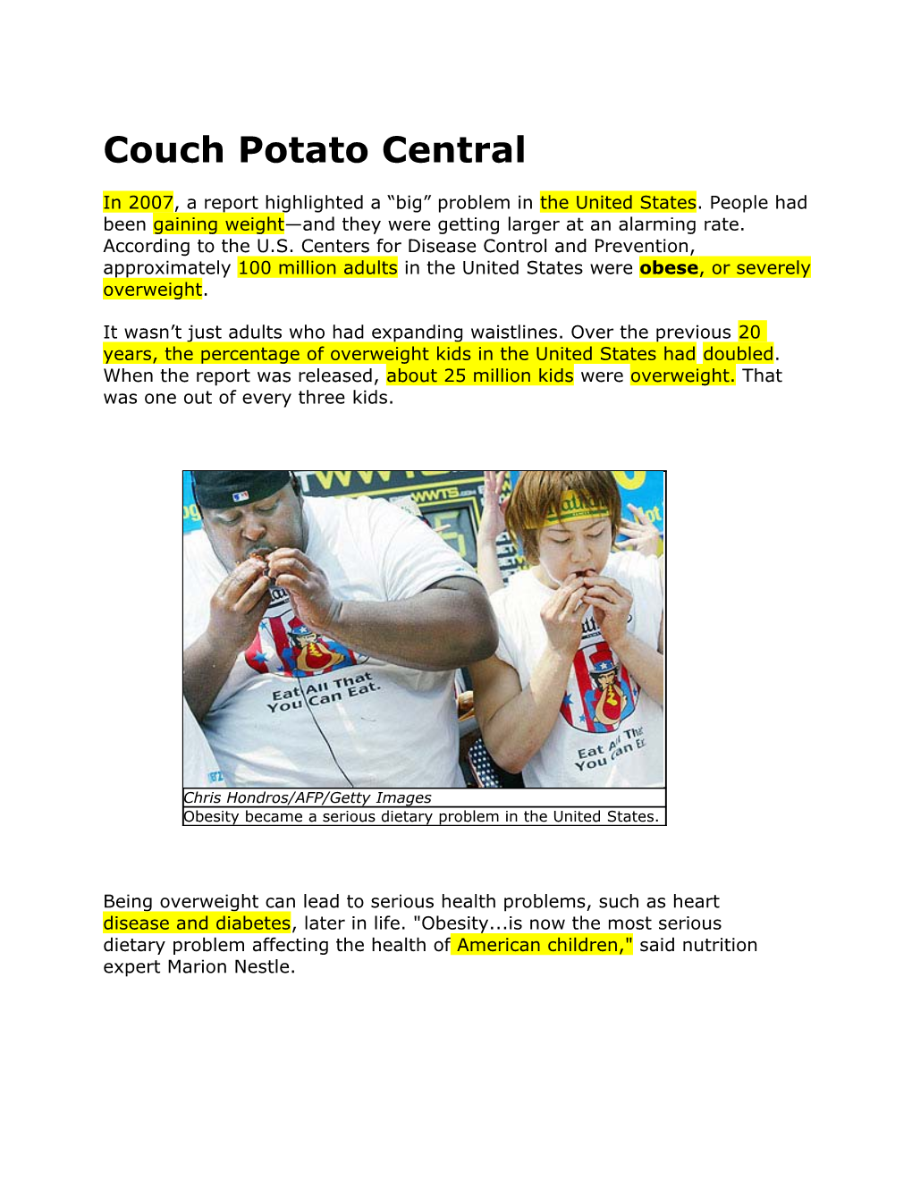 Couch Potato Central