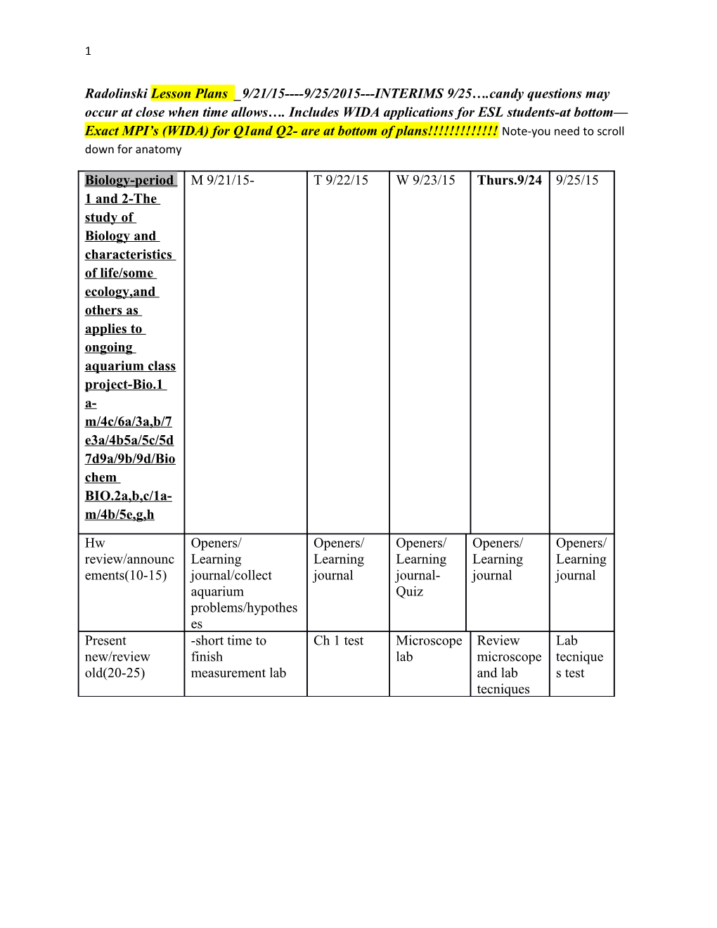 WIDA MPI S for Q1-All Standard 4-Level 3 and 4/Vocab in Bold/Q2