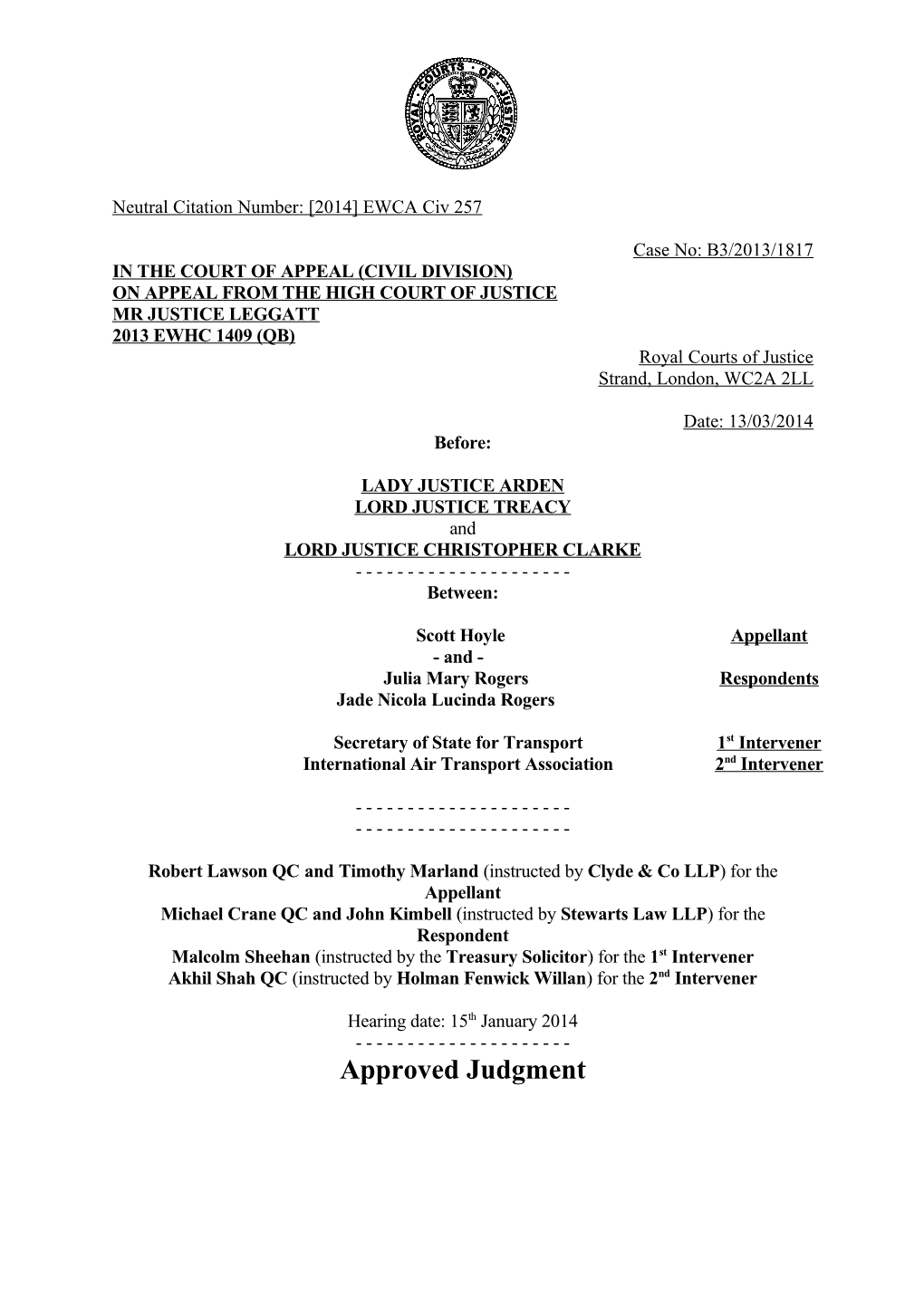 Court of Appeal Judgment Template s5