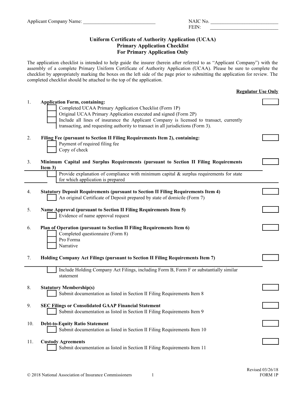 UCAA Expansion Application Form 1E