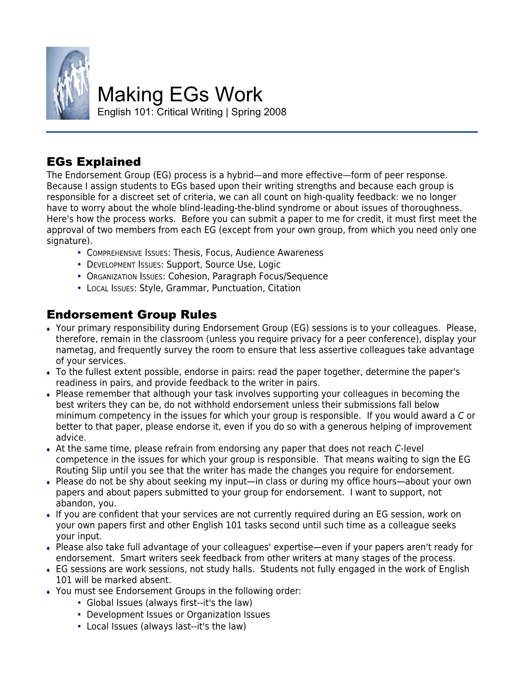 Making Egs Work