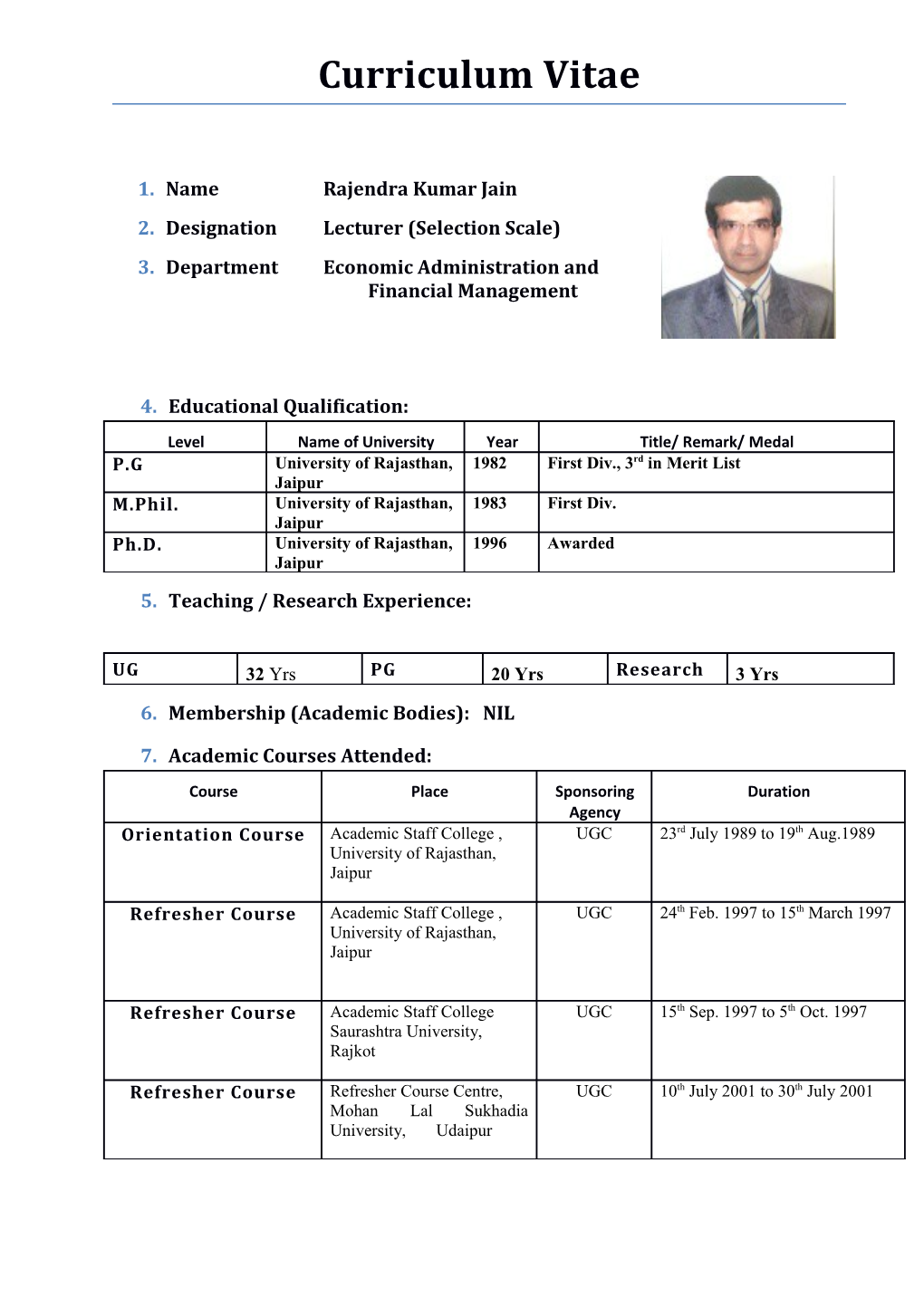 Economic Administration and Financial Management