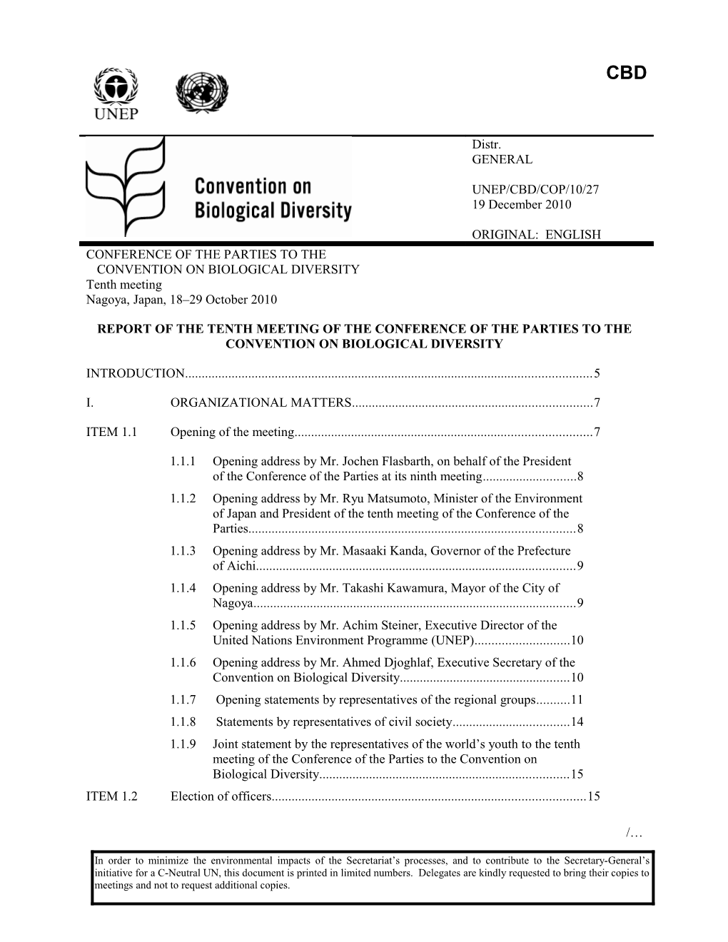 Conference of the Parties to the Convention on Biological Diversity s4