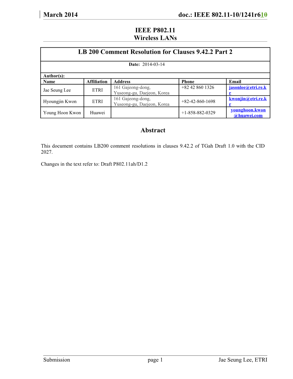 IEEE P802.11 Wireless Lans s86