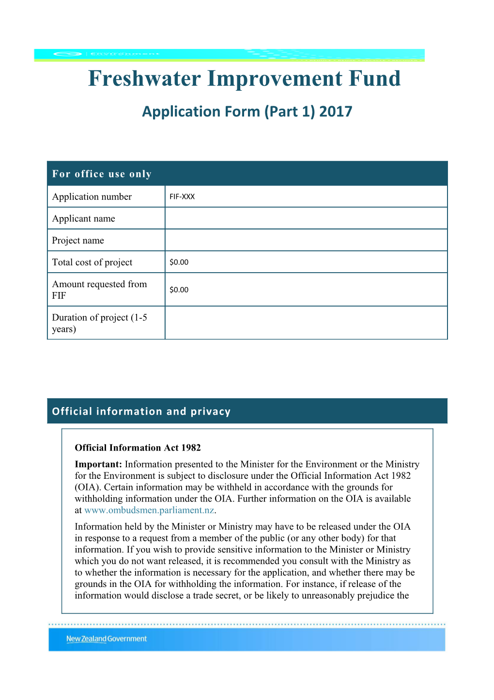 WMF Application Form 2015