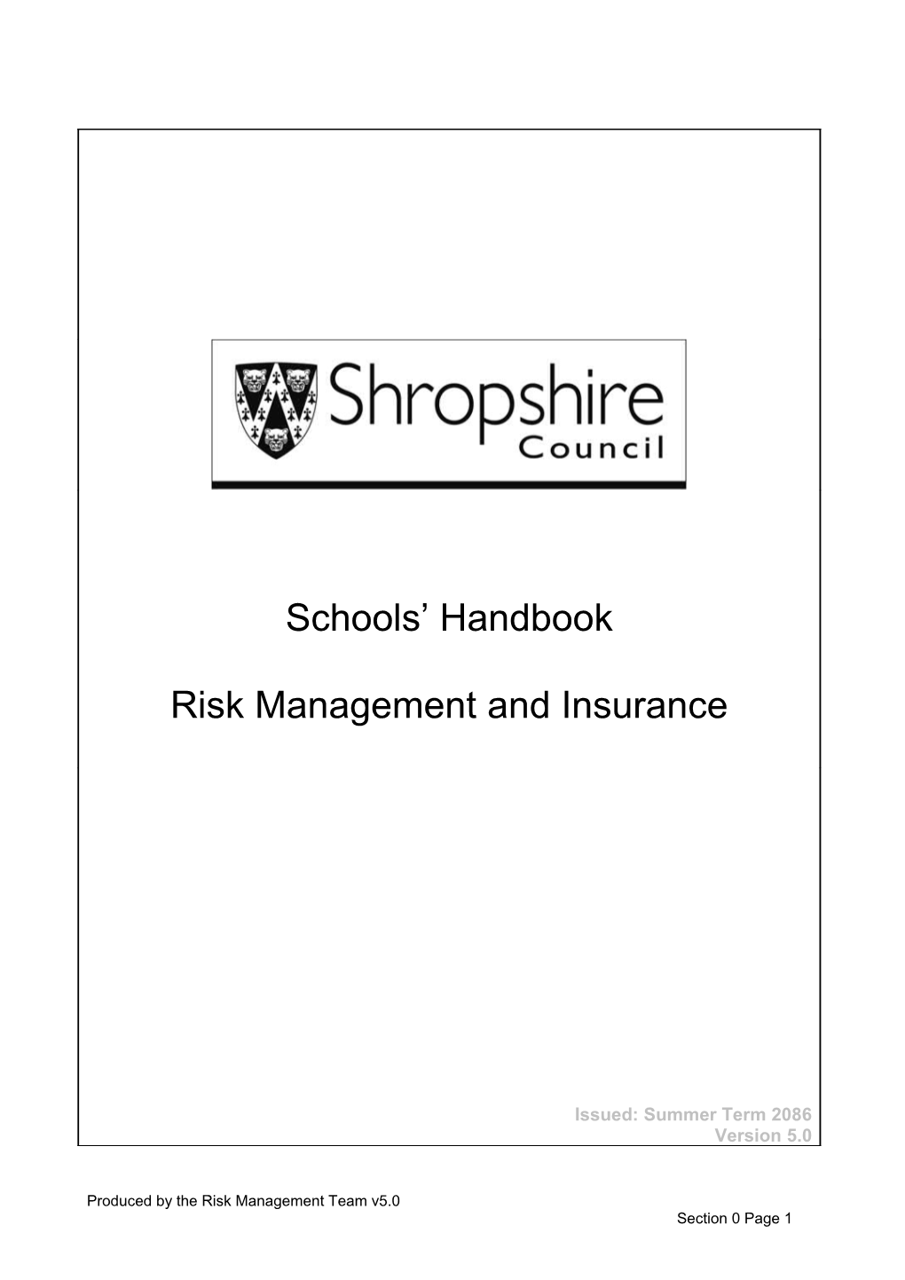 Managing Risks in Schools