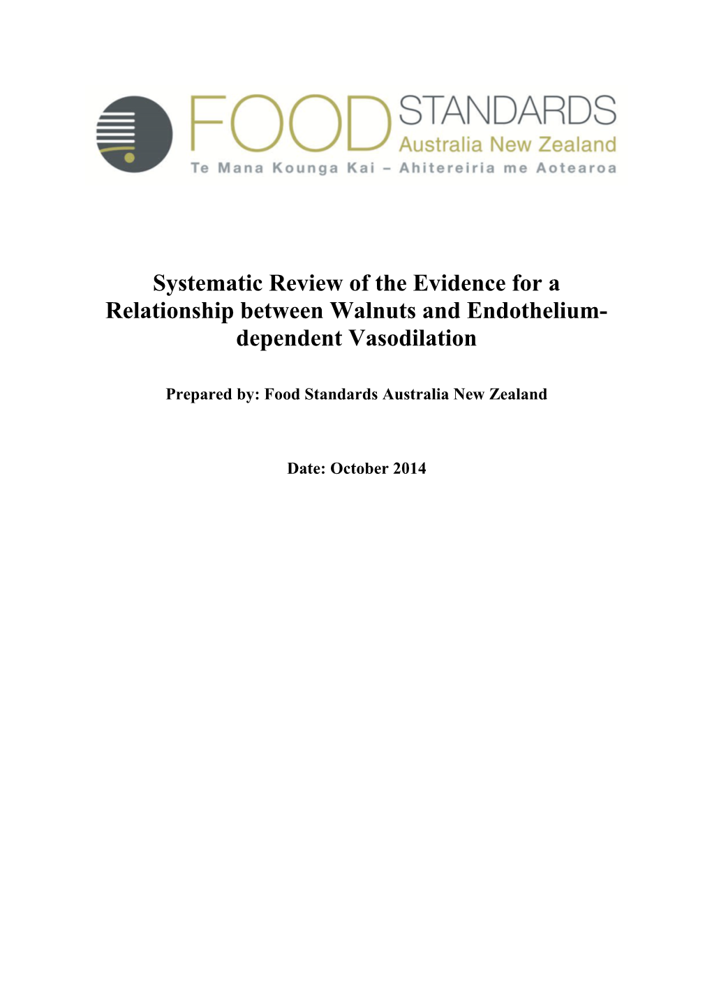 Prepared By: Food Standards Australia New Zealand s1