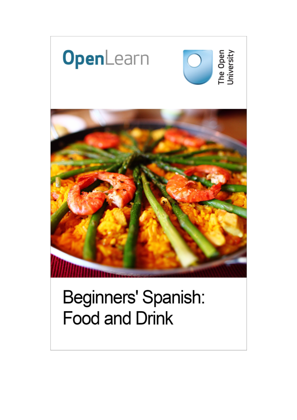 Beginners Spanish: Food and Drink