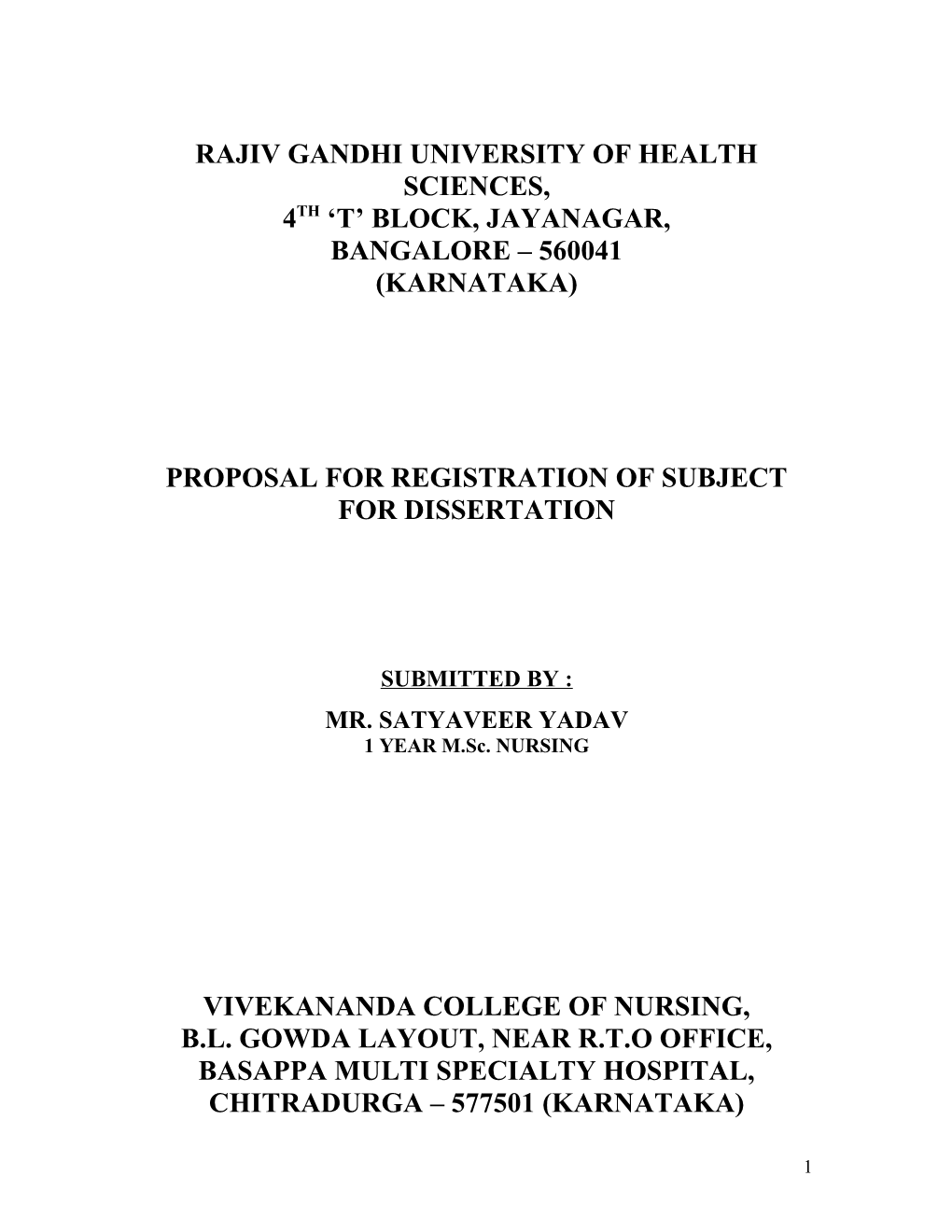 Rajiv Gandhi University of Health Sciences s92