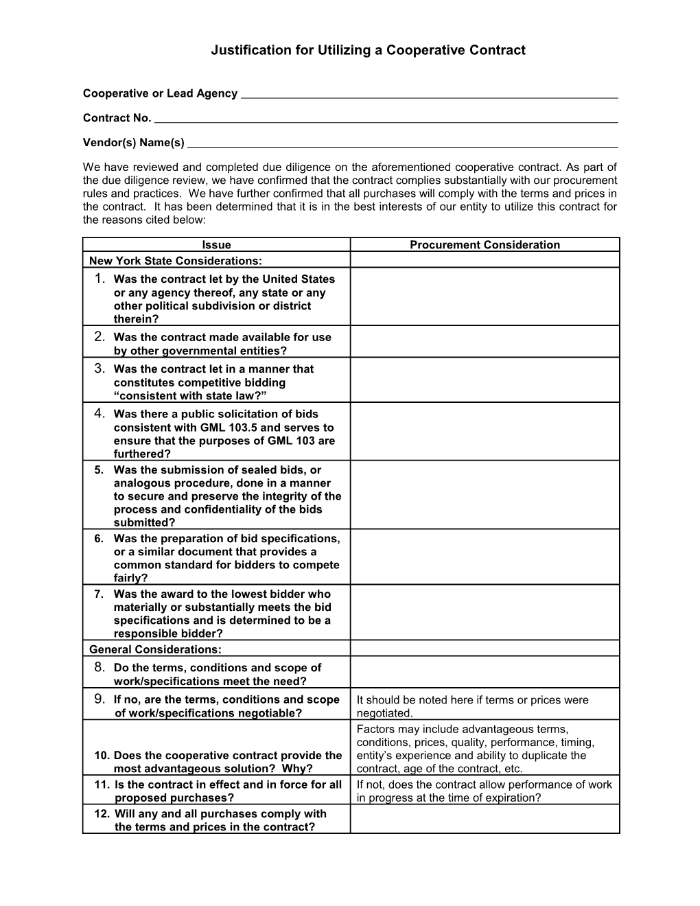 Invitations for Bid Due Diligence American Conditioned Air 056-AIR-0328