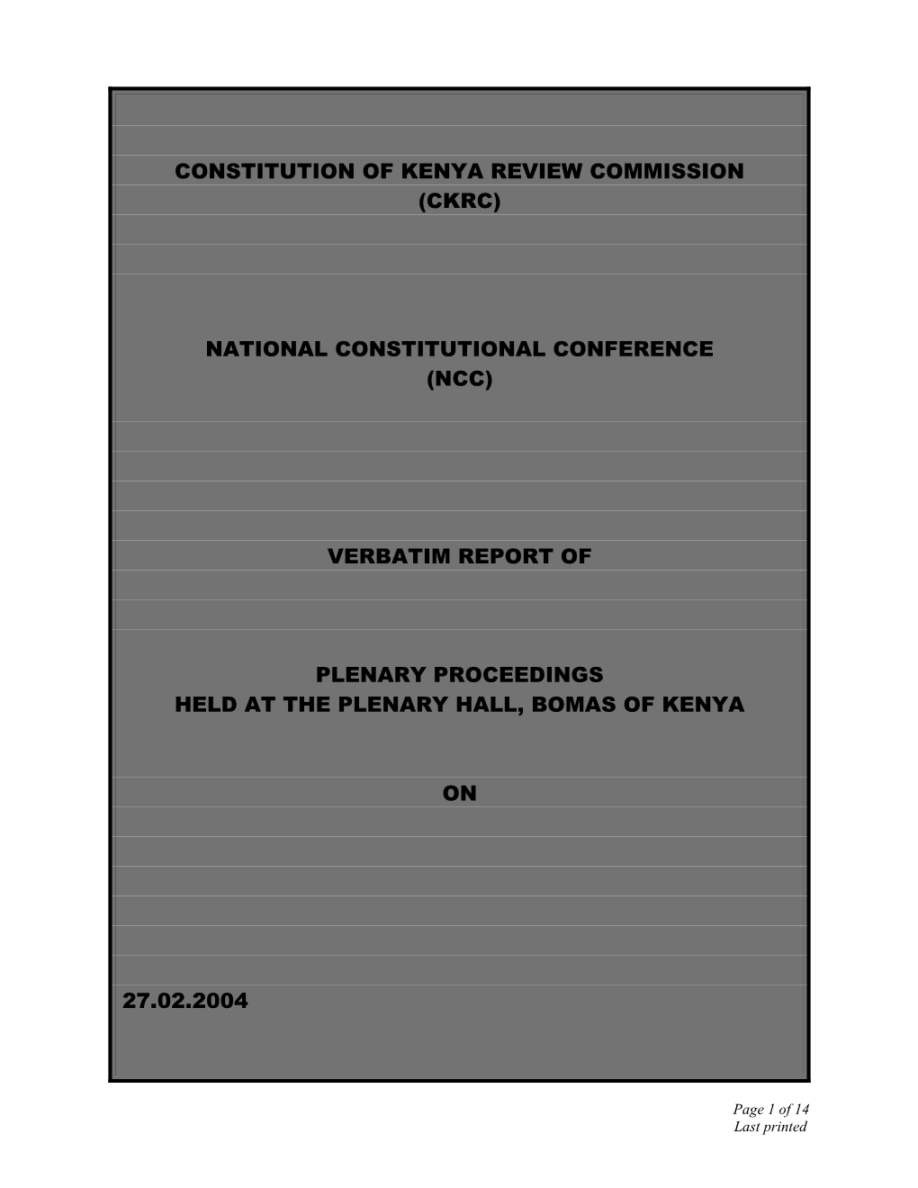 Constitution of Kenya Review Commission s2