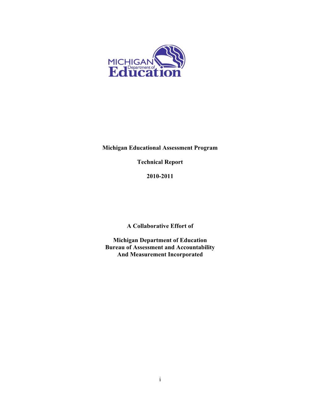 Michigan Educational Assessment Program