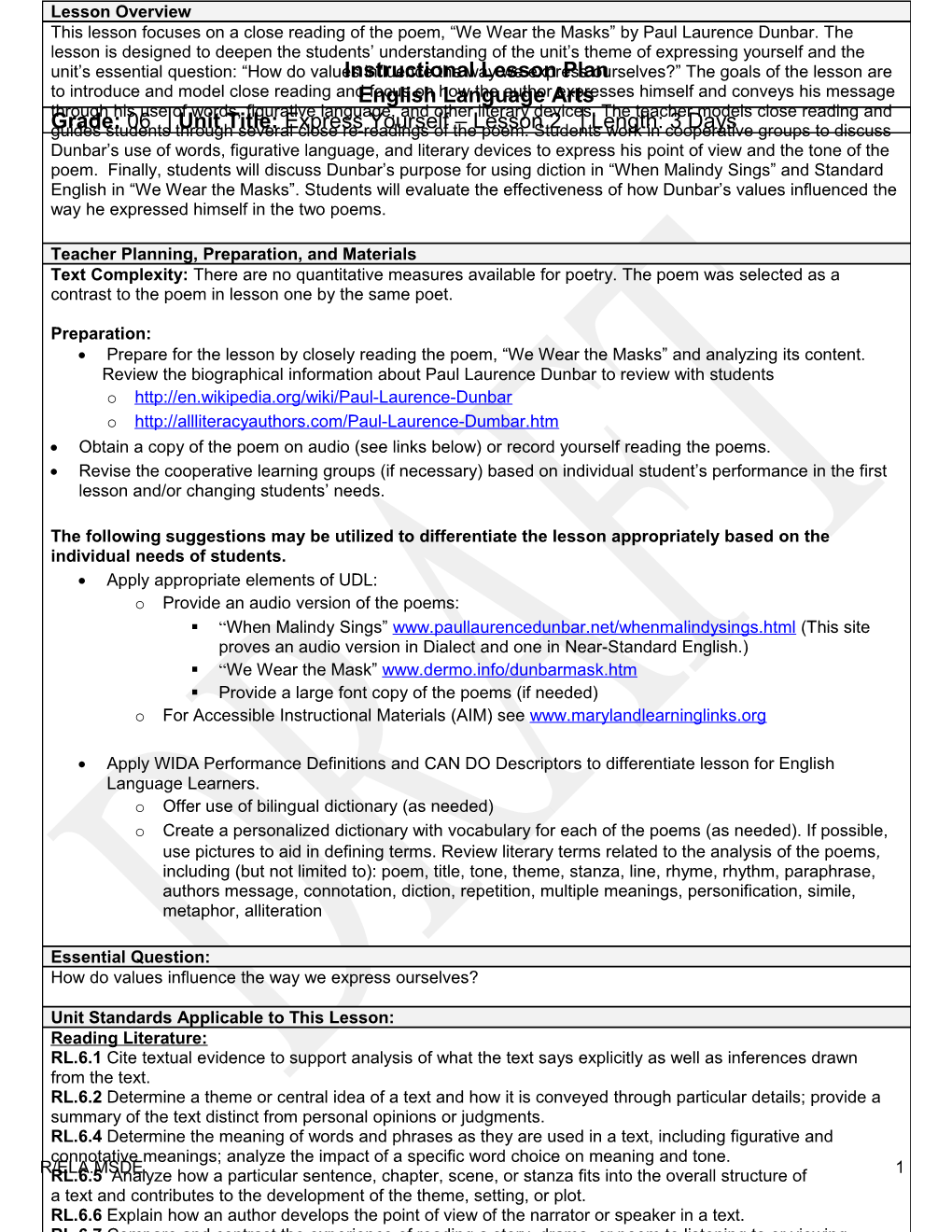 Instructional Lesson Plan s5