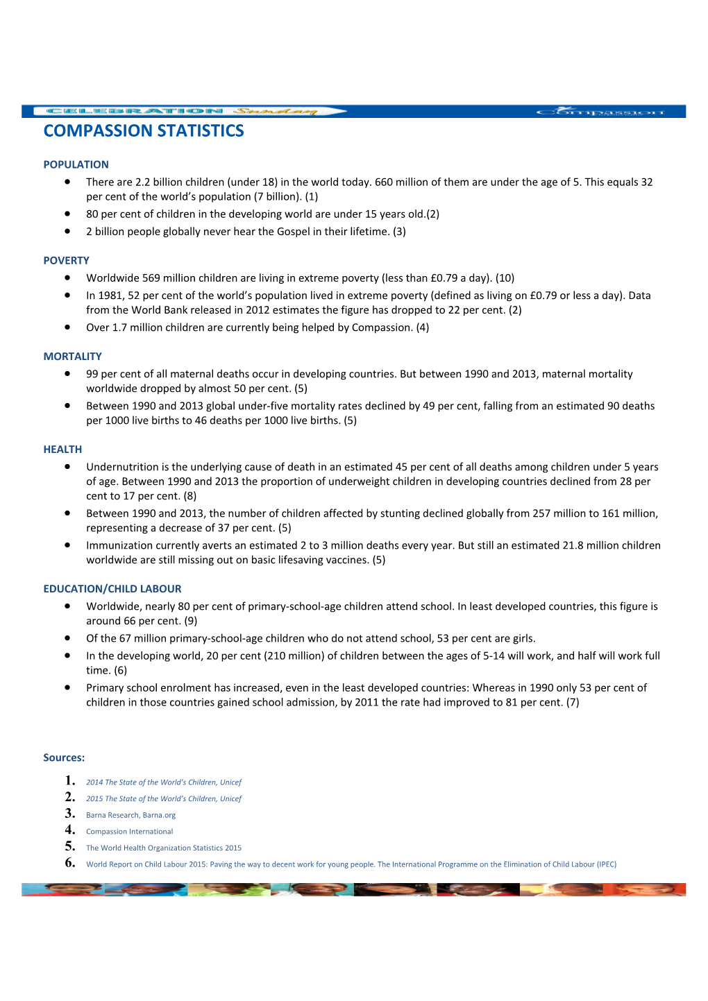 Compassion Statistics