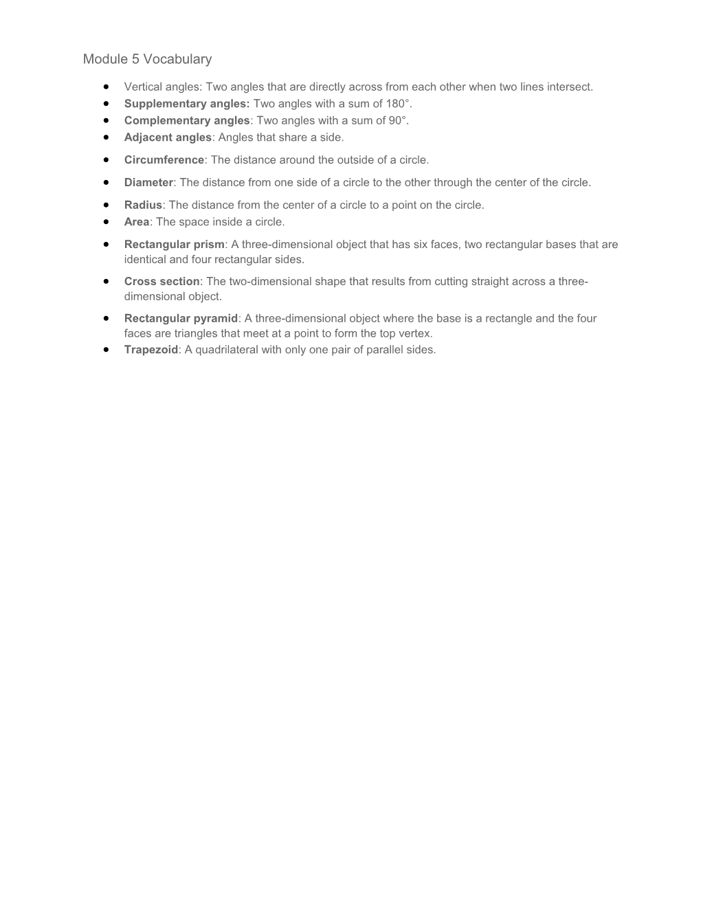 Supplementary Angles: Two Angles with a Sum of 180