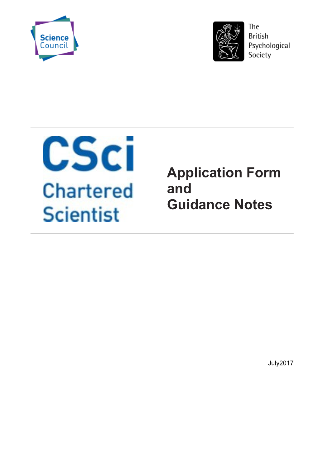 How to Make an Application to Become a Chartered Scientist