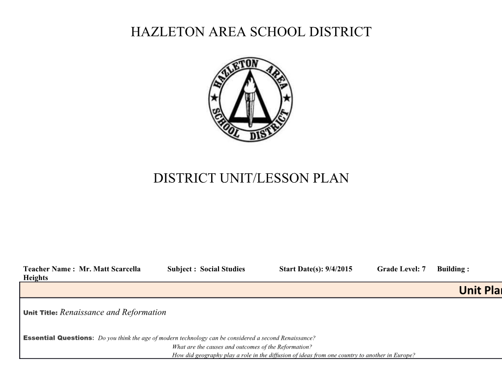 Hazleton Area School District