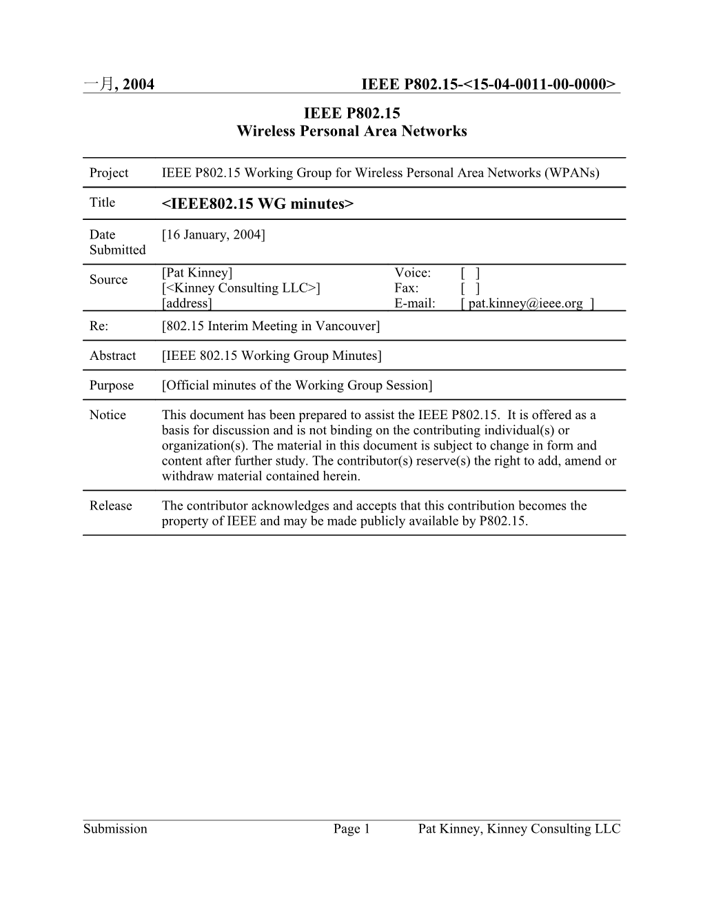 Wireless Personal Area Networks s7