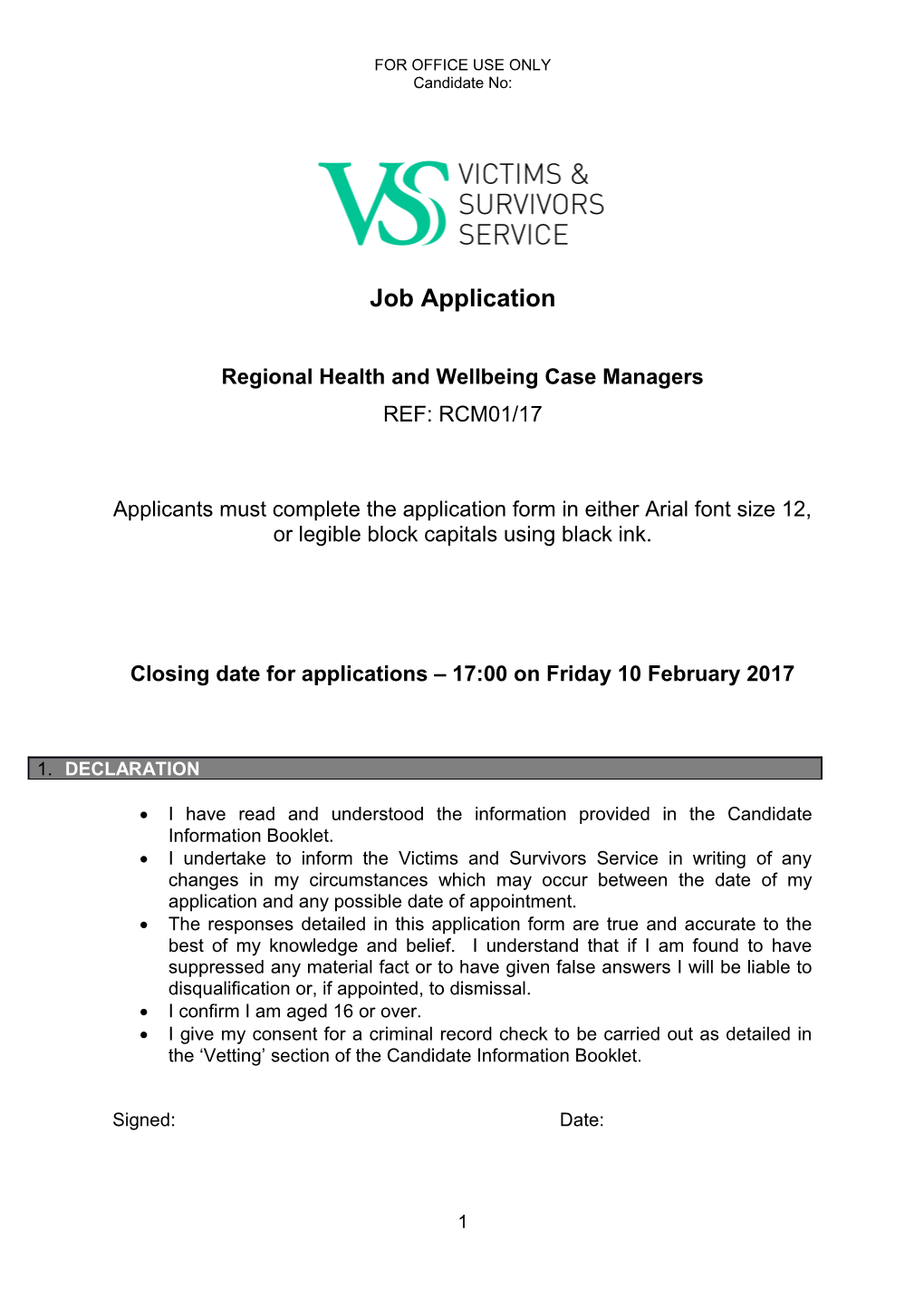 Regional Health and Wellbeing Case Managers