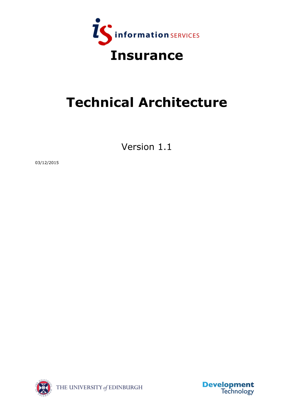 Technical Architectureversion 1.103/12/2015