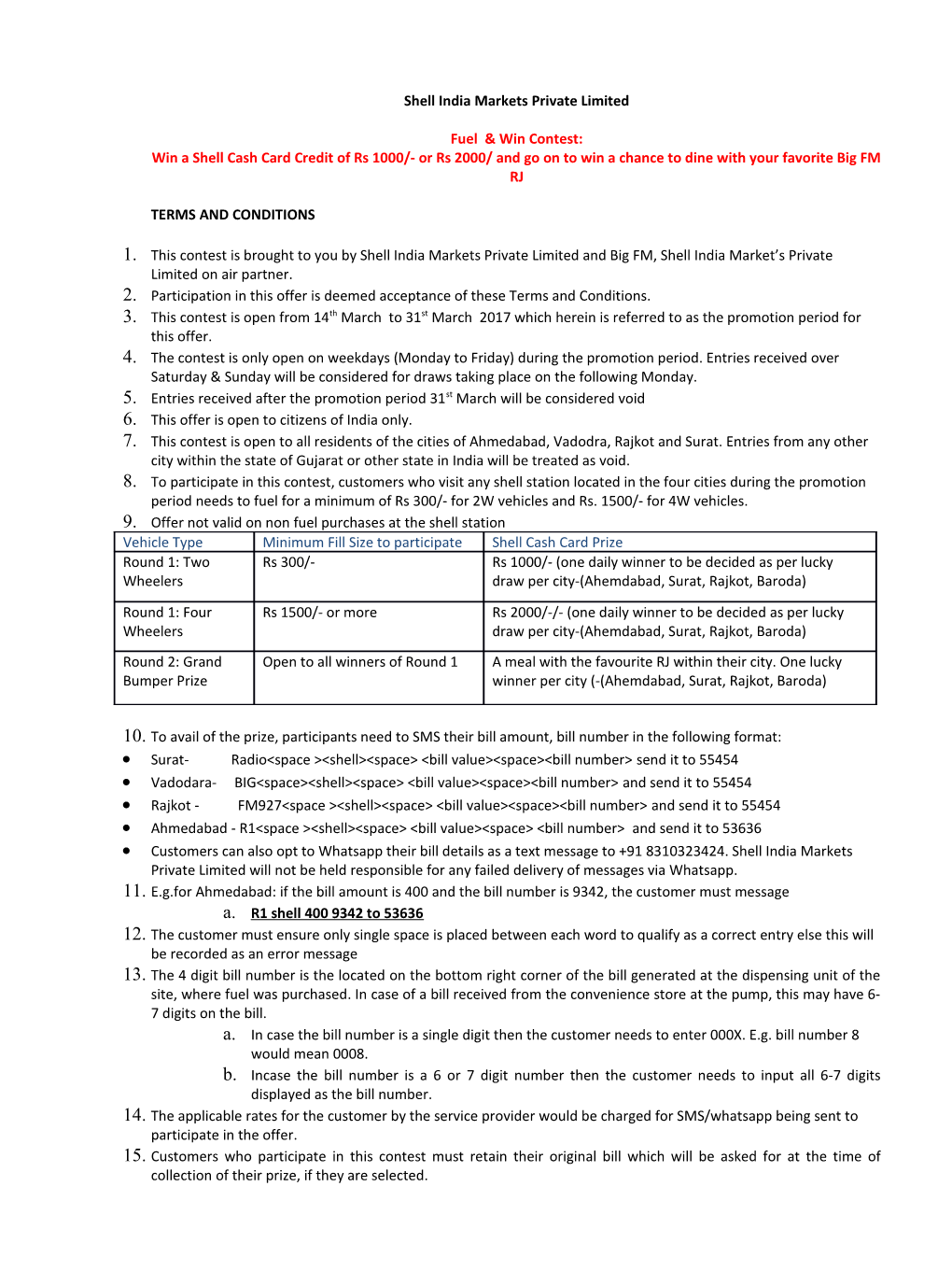 Shell India Markets Private Limited