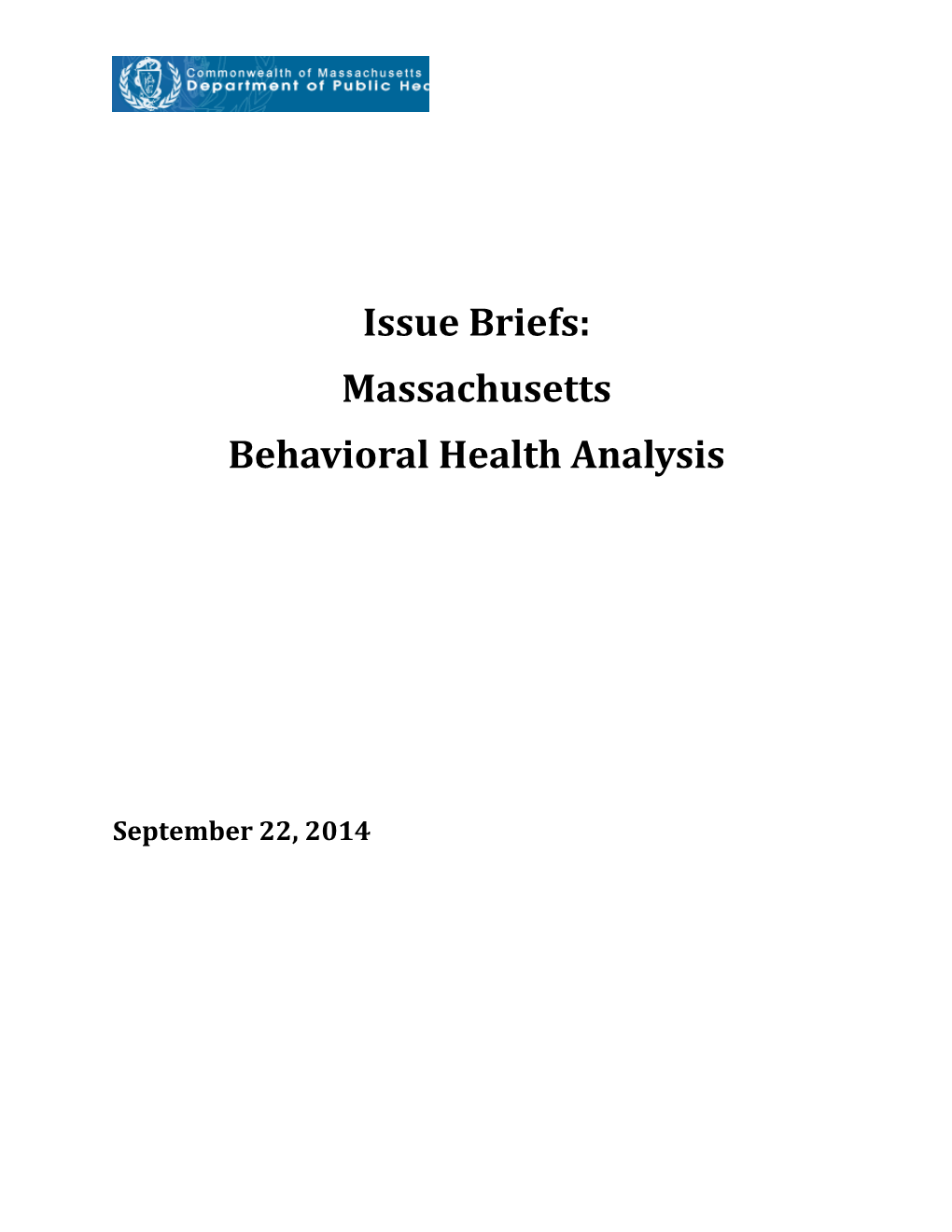 Issue Briefs: Table of Contents