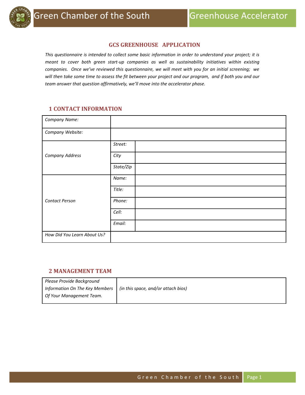 Gcs Greenhouse Application