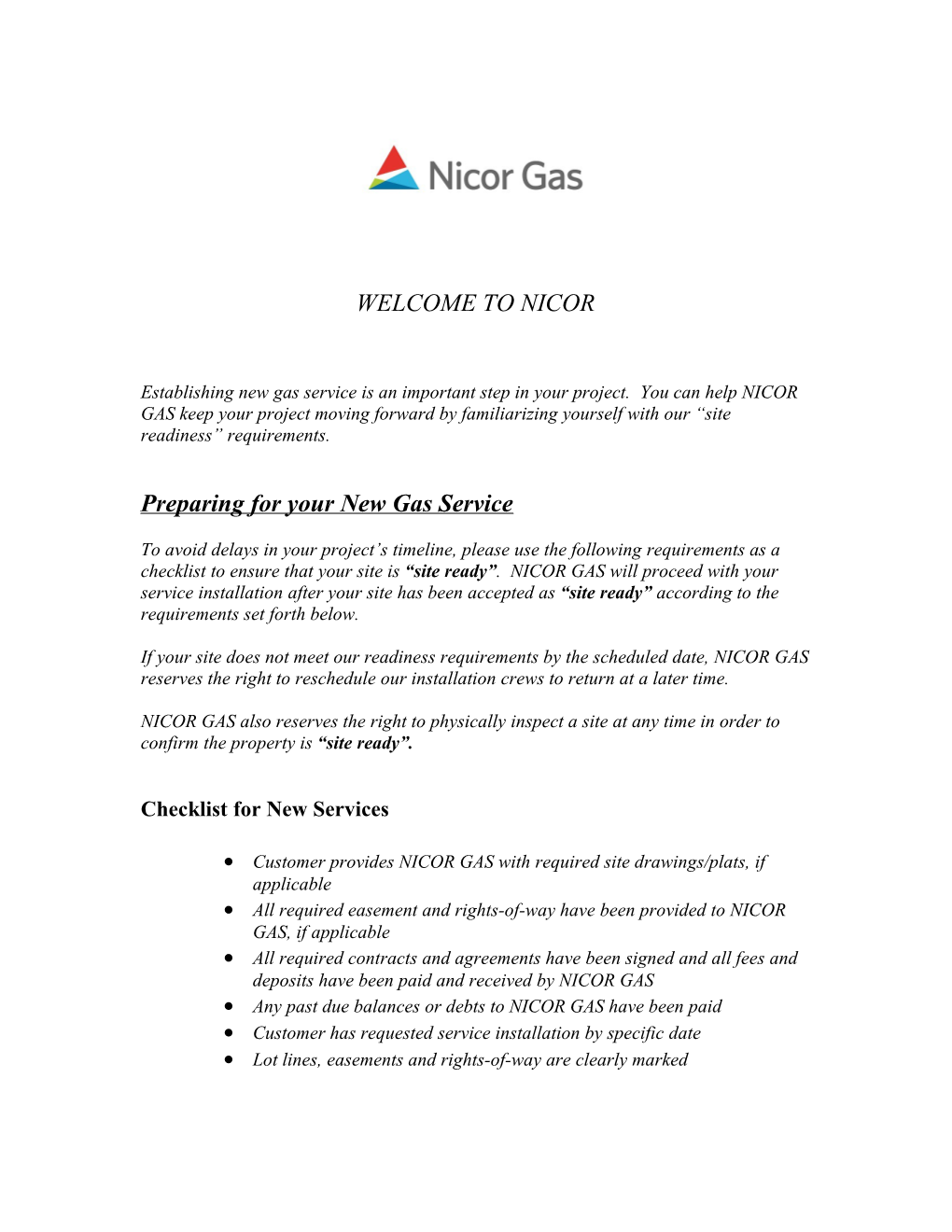 Establishing New Gas Service Is an Important Step in Your Project