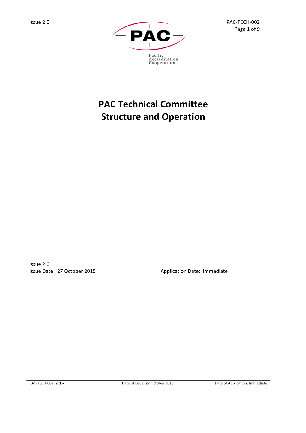 2008-2011 PAC Strategic Plan Proposed Implementation Strategy