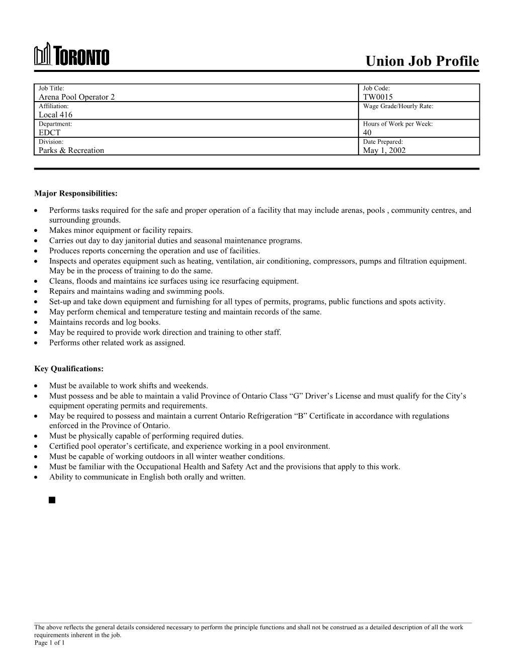 Management Job Description s1