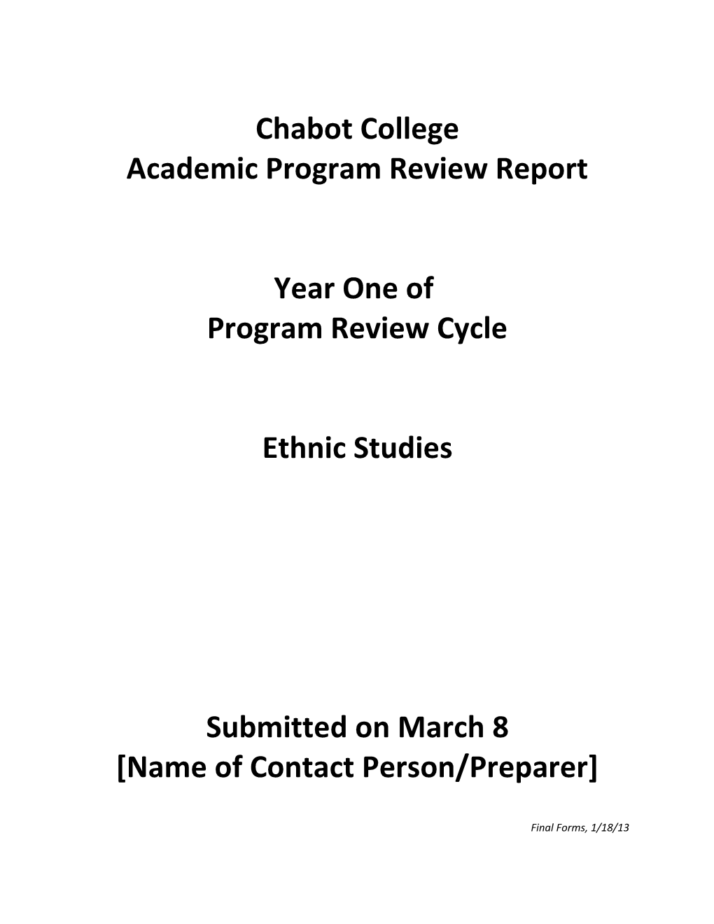 Academic Program Review Report s1