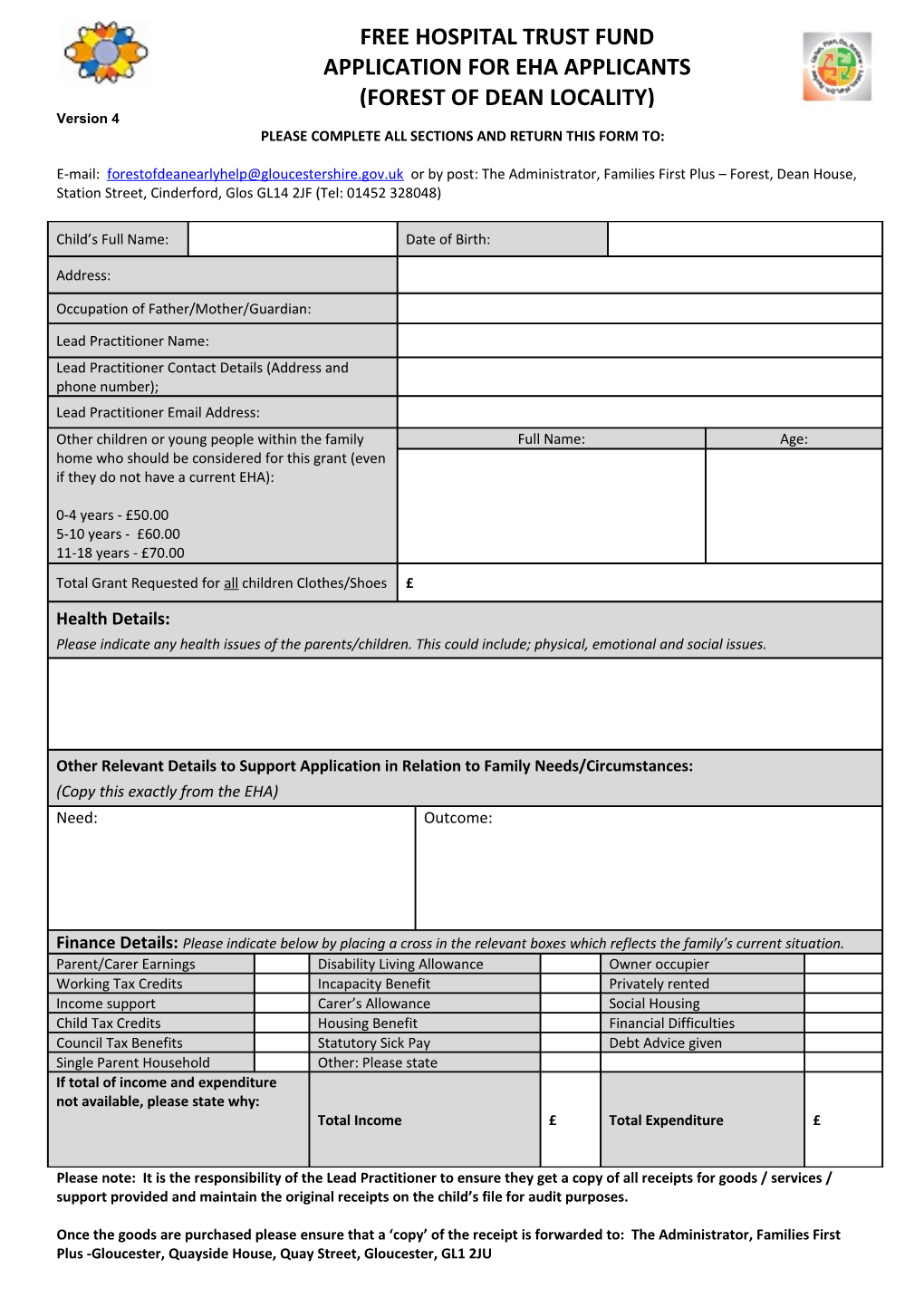 Please Complete All Sections and Return This Form To