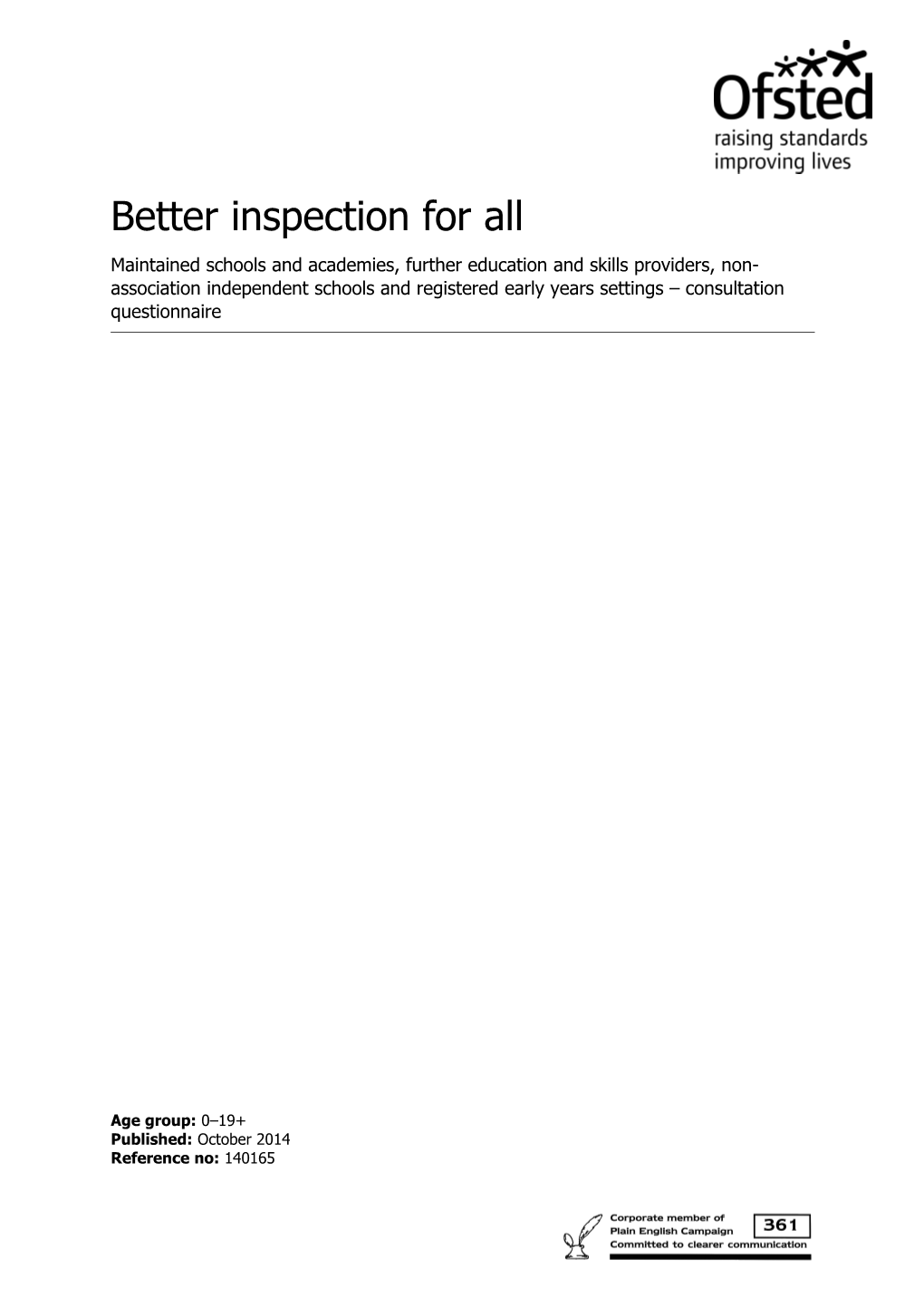Better Inspection for All