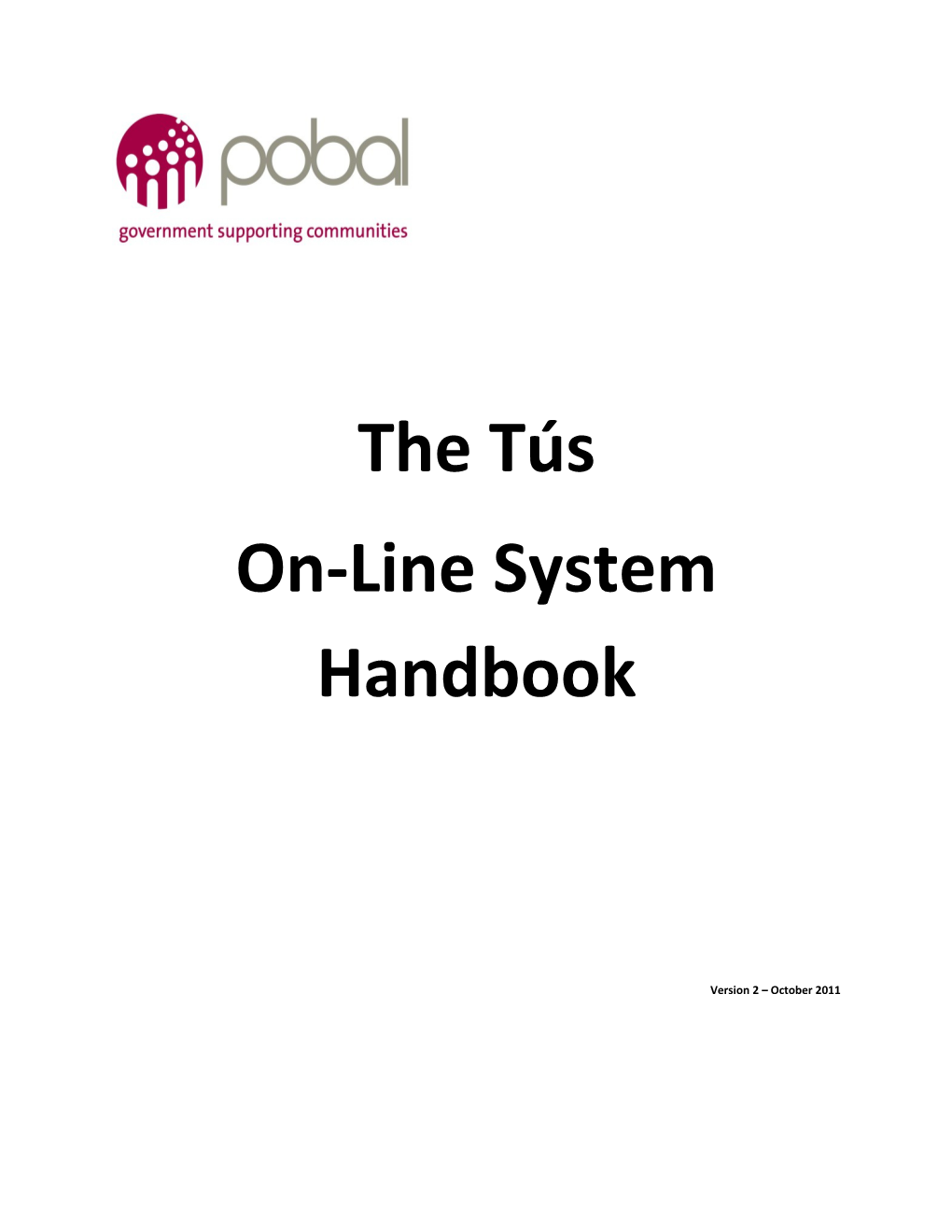 TÚS Pobal Online Handbook