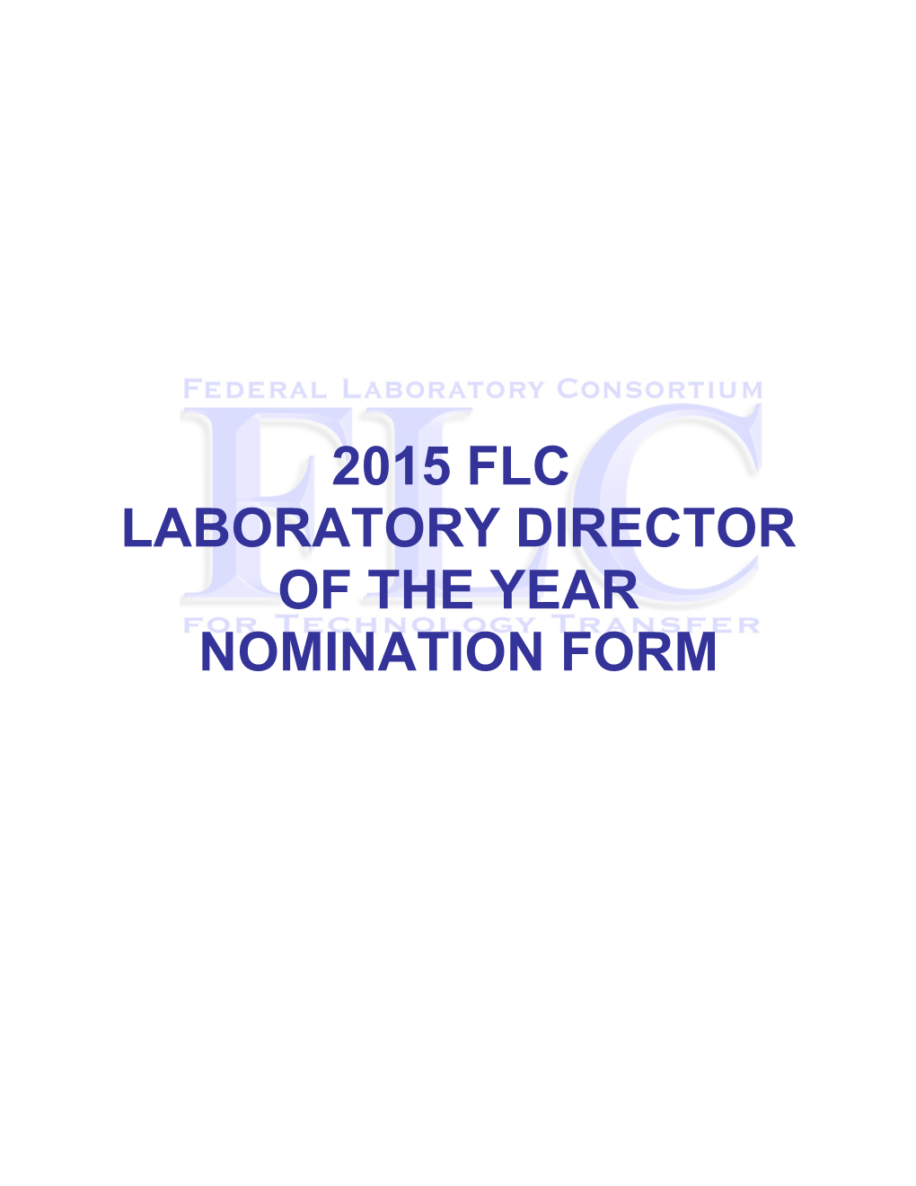 Laboratory Director of the Year