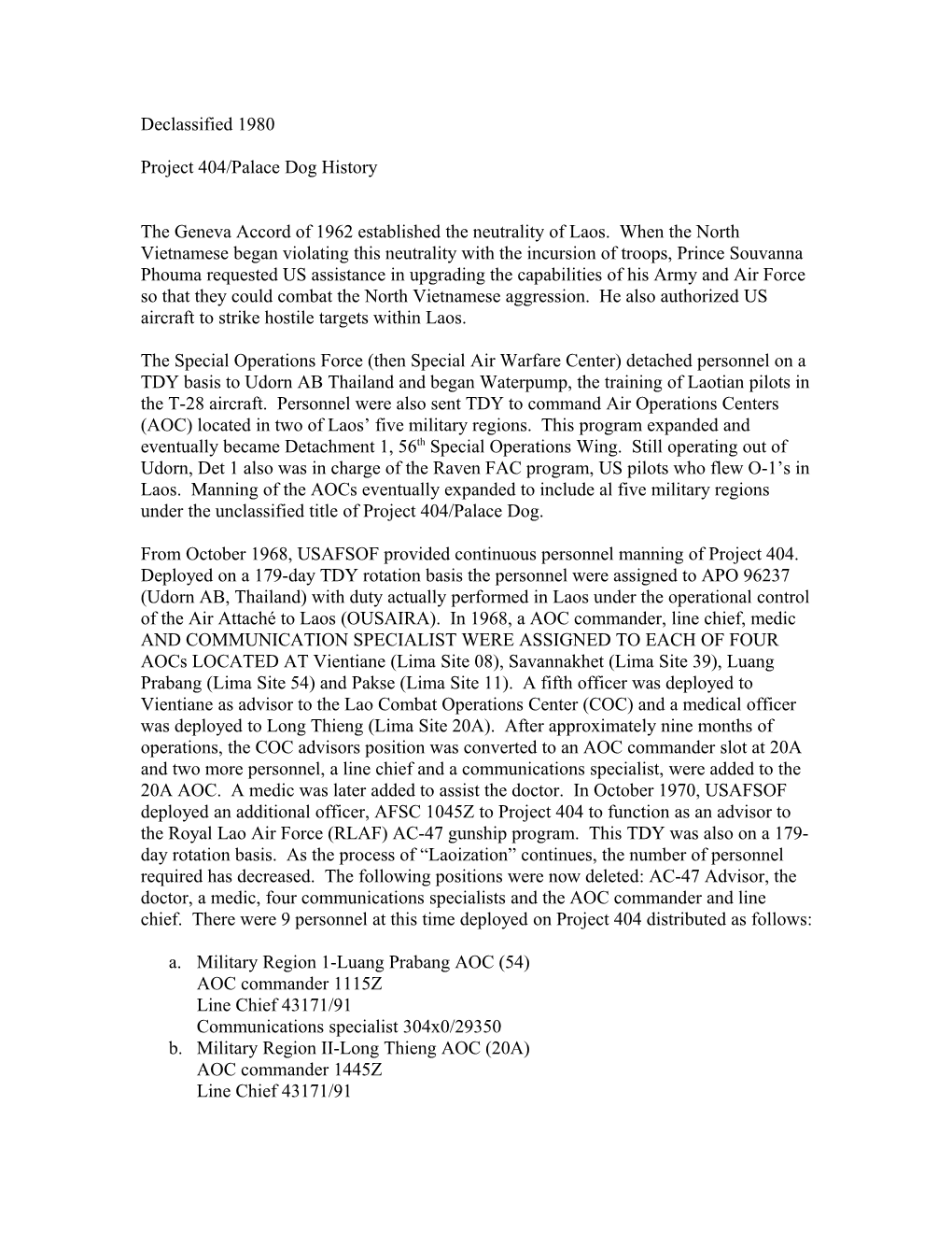 The Geneva Accord of 1962 Established the Neutrality of Laos