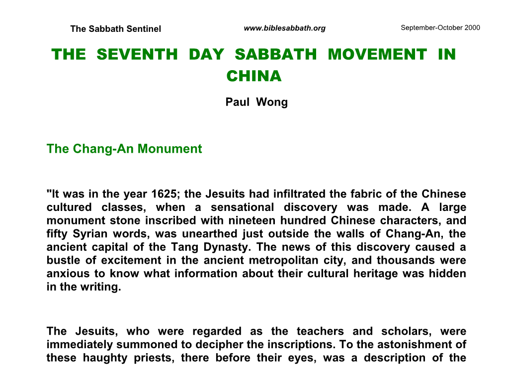 The Seventh Day Adventist Church Sent out Missionaries to Japan and China in 1896 and Missions