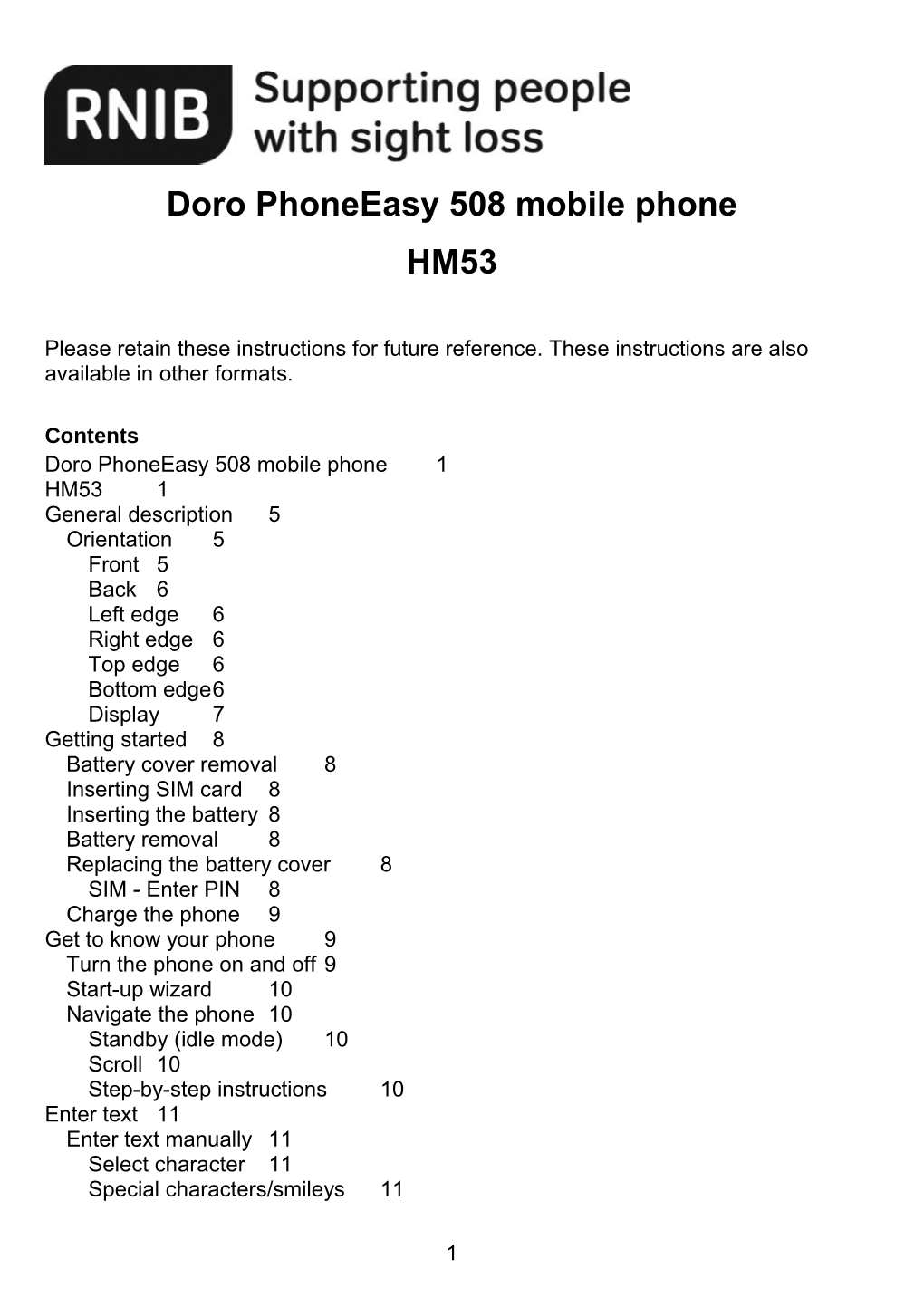 Doro Phoneeasy 508 Mobile Phone