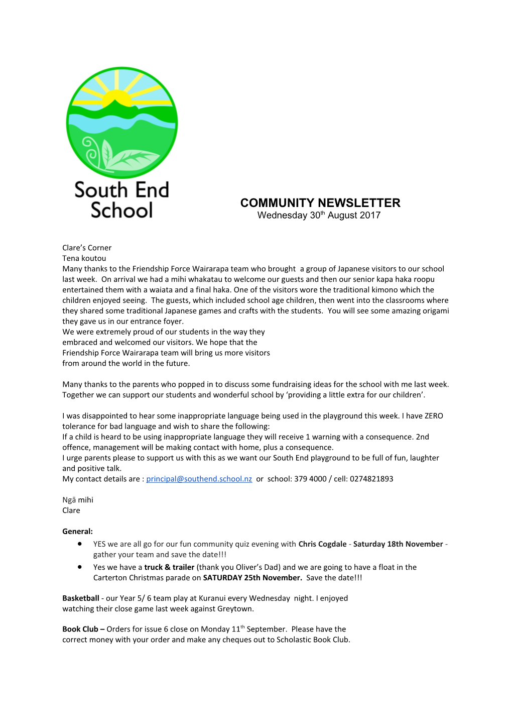 Community Newsletter