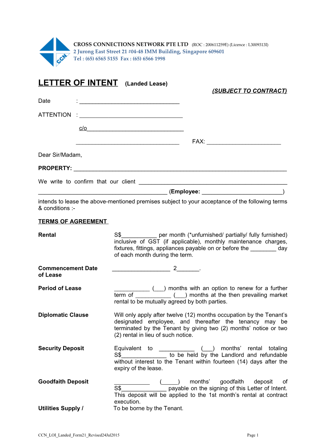 Letter of Intent s5