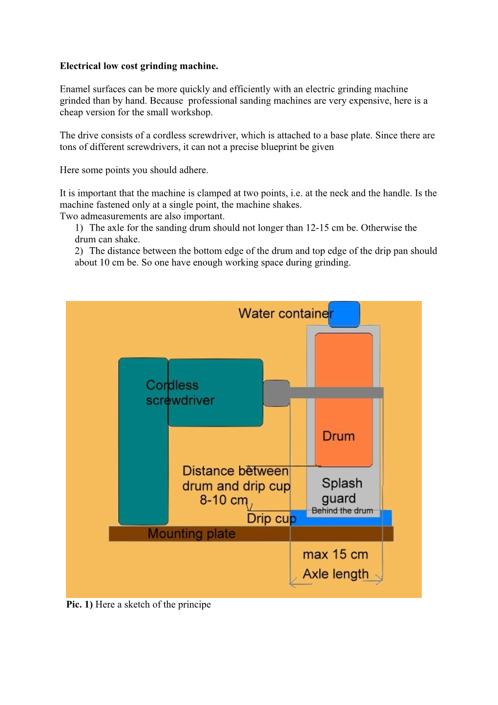 Electrical Low Cost Grinding Machine