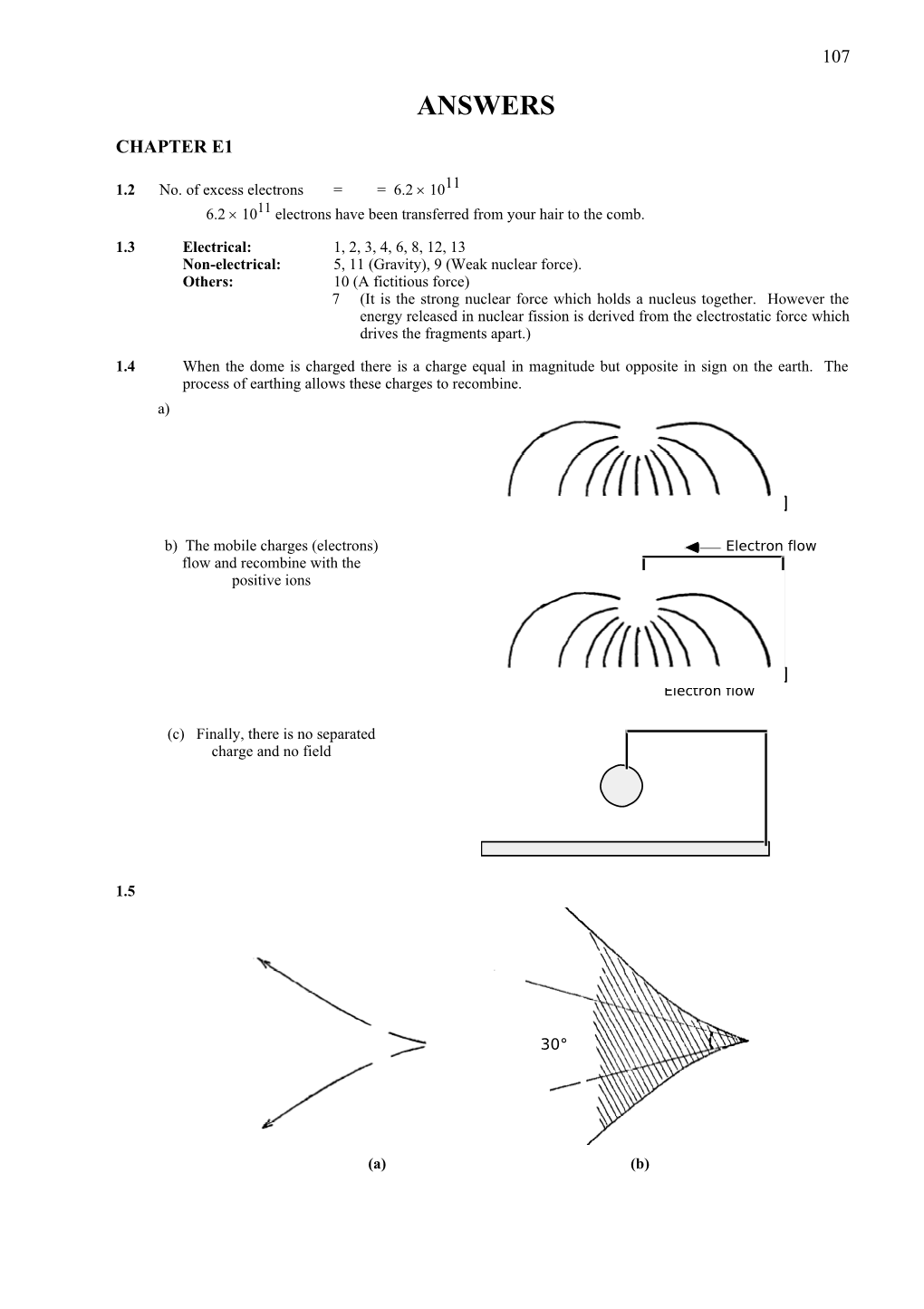 6.2 1011 Electrons Have Been Transferred from Your Hair to the Comb