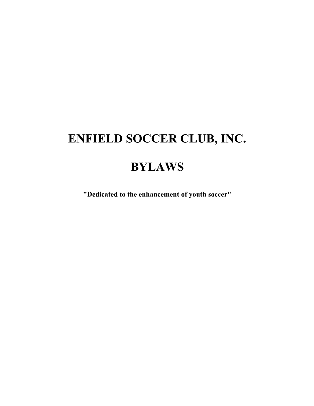 Enfield Soccer Club, Inc